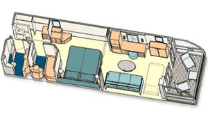 Deluxe Family Stateroom with Verandah